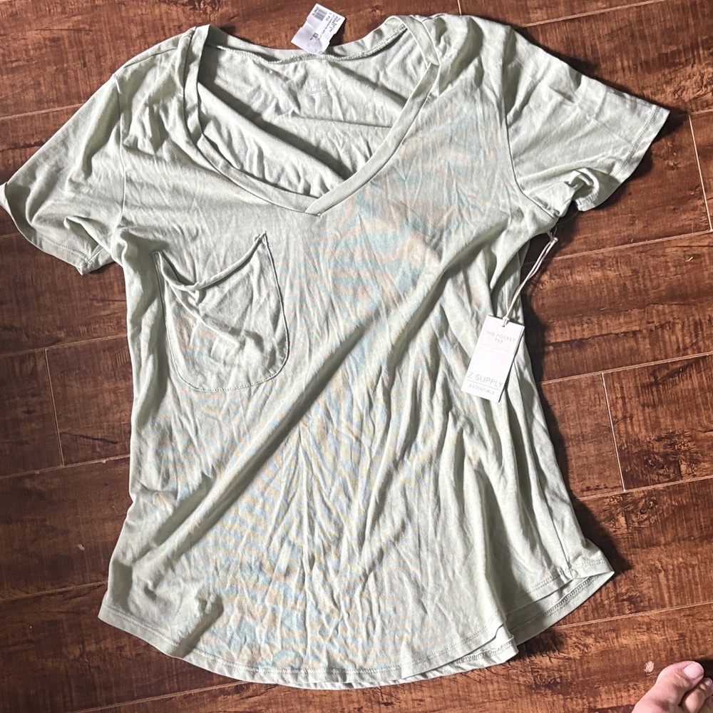 Z Supply Sage Green Short Sleeve Tee